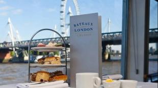 Treat yourself to an afternoon tea cruise. Image courtesy of Bateaux London.
