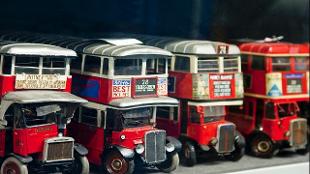 London Transport Museum Depot Acton bus miniatures