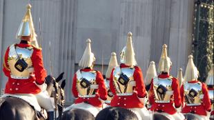 See The King's Guard parade in London on the Royal Walking Tour. Image courtesy of Shutterstock.