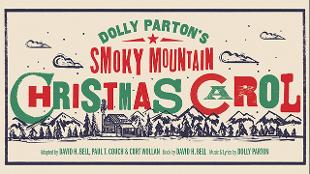 Official poster of Dolly Parton's Smoky Mountains Christmas Carol. Image courtesy of Raw Pr