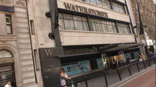 The shopfront of Waterstones Piccadilly. Image courtesy of Waterstones.