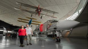 Visit Imperial War Museum Duxford for a fun day out. Image courtesy of Golden Tours.