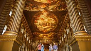 Inside the Painted Hall. Image courtesy of the Old Royal Naval College.
