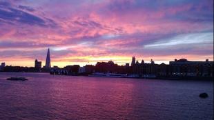 View from The Mayflower, Rotherhithe