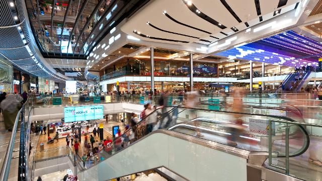 Westfield London Shopping Mall Food Court Eat Gallery, London