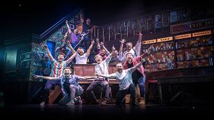 Join the cast and sing along to the best hits featured on The Choir of Man, a feel good musical at the Arts Theatre. Image courtesy of SEE Tickets/ photo credit .