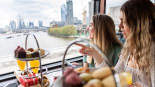 Spot famous sights of London while tucking into an afternoon tea. © visitlondon.com/Michael Barrow.