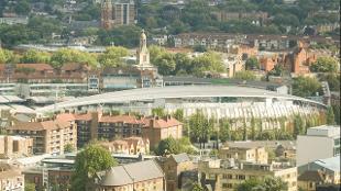Aerial view of the Kia Oval. Image courtesy of the Oval.