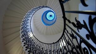 The Tulip Stairs is an Instagram favourite. Image courtesy of Queen's House Greenwich.