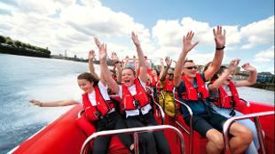 Speed down the Thames this summer. Image courtesy of Thames Rockets.