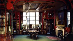 John Soane's library and dining room