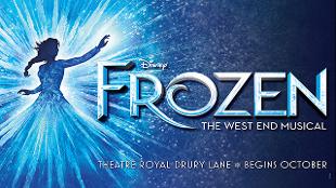 Frozen, the Disney musical, is on the London West End at the Drury Lane Theatre. Image courtesy of SEE Tickets.
