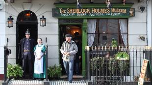 The iconic doorway of the Sherlock Holmes Museum  ©Sherlock Holmes Museum.