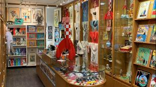 The interior of The Tintin Shop. Image courtesy of The Tintin Shop.