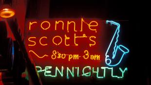 Ronnie Scott's main entrance. Image courtesy of Ronnie Scott's Jazz Club.