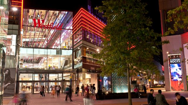 High street stores in Westfield Stratford, London Featuring