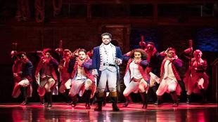 Follow Alexander Hamilton as he helps George Washington putting the foundations to the America we know today with the award winning musical Hamilton at the Victoria Palace Theatre. Image courtesy of SEE Tickets/ photo credit Danny Kaan.