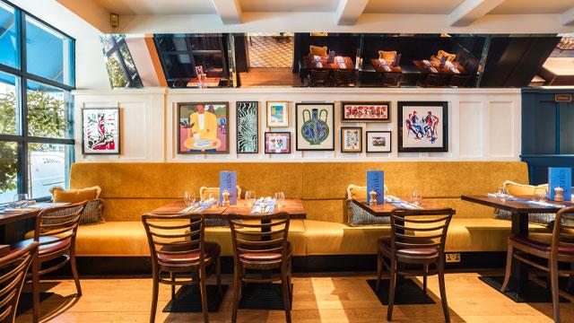 Inside Cote Covent Garden. Image courtesy of Eggmedia Ltd.