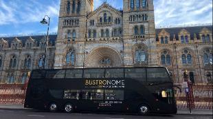Bustronome in front of the Natural History Museum. Image courtesy of Bustronome.