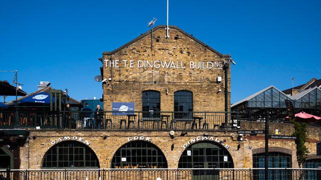 The outside of Dingwalls at night. Image courtesy of Dingwalls.