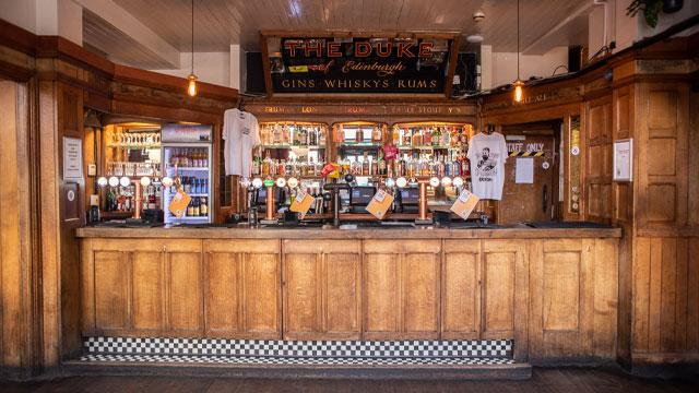 The bar.Credit: Nina Paiva. Image courtesy of Rose Pubs Groups. The bar.Credit: Nina Paiva. Image courtesy of Rose Pubs Groups.