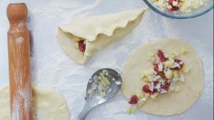 Cornish pasties. Image courtesy of Cookery School at Little Portland Street.