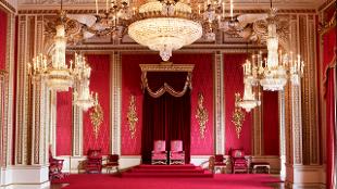 The Throne Room at Buckingham Palace. Photo credit: Derry Moore. Royal Collection Trust / © His Majesty King Charles III 2022.