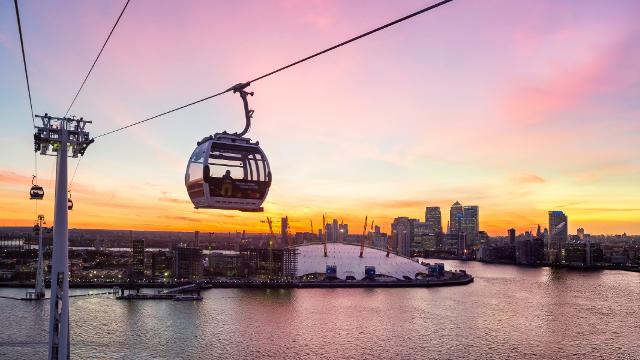 cable car london nearest tube station