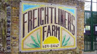 The entrance to Freightliners Farm. Image courtesy of Freightliners Farm.