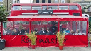Rootmaster restaurant on the Brick Lane Indian Food Tour. Image courtesy of Golden Tours.