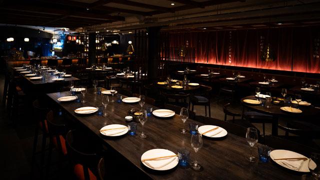 The interior of Flesh & Buns. Image courtesy of Bone Daddies Group. The interior of Flesh & Buns. Image courtesy of Bone Daddies Group.