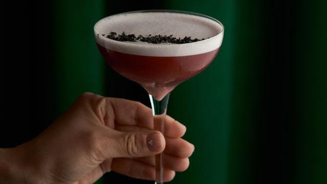 A drink at Green Bar in the Hotel Cafe Royal. Image courtesy of Grifco PR. A drink at Green Bar in the Hotel Cafe Royal. Image courtesy of Grifco PR.