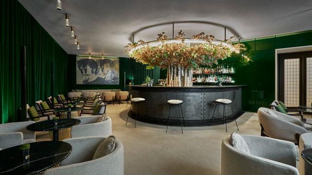 Green Bar at Hotel Cafe Royal. Credit: Jean-Baptiste Strub. Image courtesy of Grifco PR. Green Bar at Hotel Cafe Royal. Credit: Jean-Baptiste Strub. Image courtesy of Grifco PR.