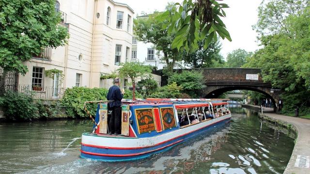 canal boat trips in london