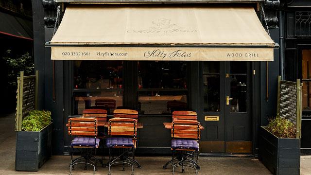 The entrance to Kitty Fisher's. Credit: Matt Hague. Image courtesy of Kitty Fisher's. The entrance to Kitty Fisher's. Credit: Matt Hague. Image courtesy of Kitty Fisher's.