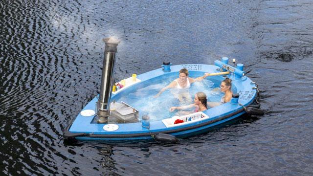 Hot Tub boat. Credit: Skuna Boats. Image courtesy of Skuna Boats. Hot Tub boat. Credit: Skuna Boats. Image courtesy of Skuna Boats.