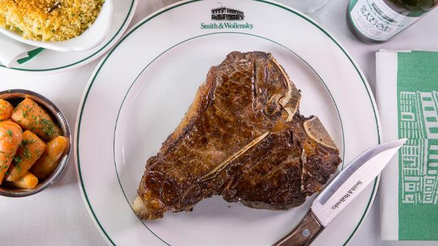 A steak dish. Credit: Giles Christopher. Image courtesy of Smith & Wollensky London