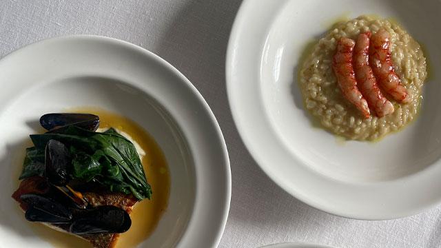 Main course dishes. Image courtesy of Spring.