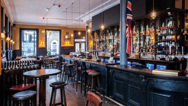 The bar. Credit: David Griffen. Image courtesy of Three Cheers Pub Co. The bar. Credit: David Griffen. Image courtesy of Three Cheers Pub Co.