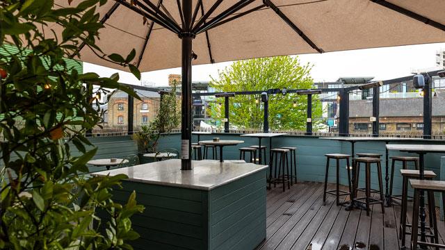 The covered outside space. Image courtesy of McMullen & Sons. The covered outside space. Image courtesy of McMullen & Sons.