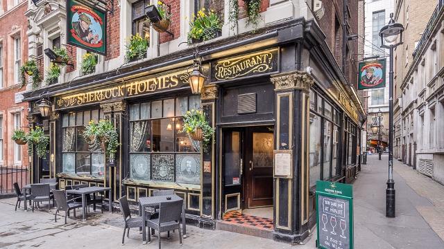 ãsherlock holmes restaurant londonãçåçæå°çµæ