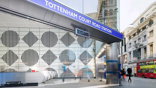 Tottenham Court Road Underground Station Tube Station