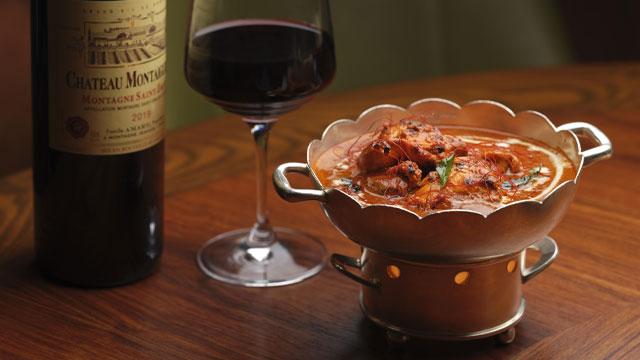 Chicken makhani with wine. Image courtesy of The Real Indian Food Co. Chicken makhani with wine. Image courtesy of The Real Indian Food Co.