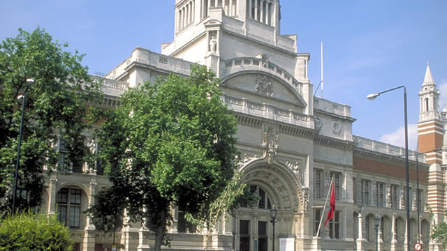 Inside Victoria & Albert Museum, Kensington, London Stock Photo