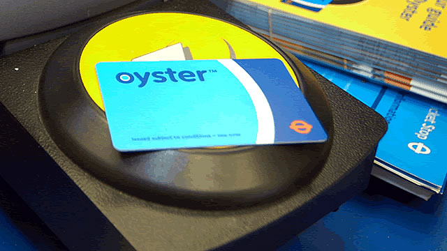Card oyster London Travelcard