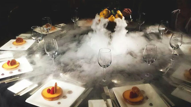 The London Marriott's Lemon Posset dish