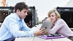 Students with iPad