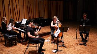Guildhall School of Music and Drama summer school Guildhall students are playing musical instruments