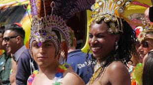 Carnival costumes during Pride in London © Pride in London
