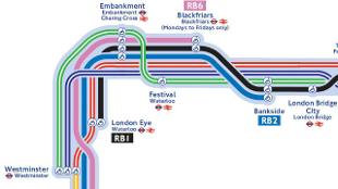 free london guide thames river map